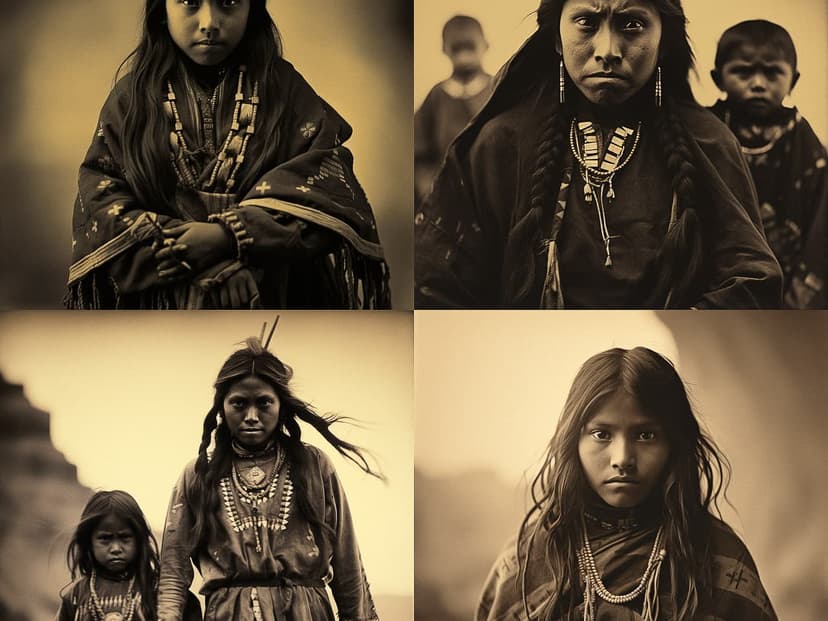 Sepia-toned Portraiture