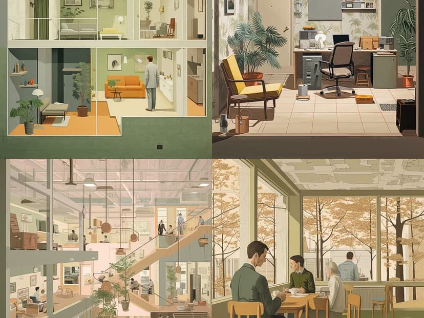 Modern Architectural Illustration