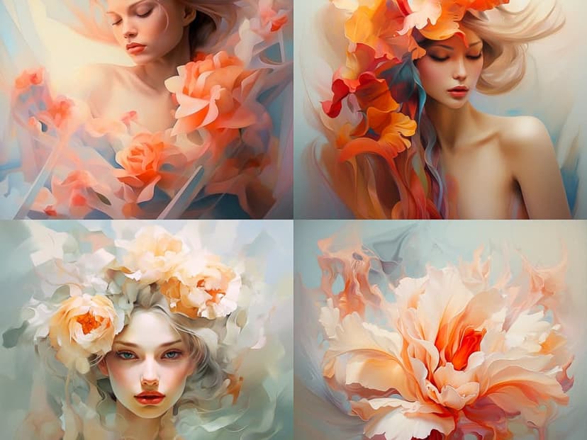 Ethereal Floral Fusion