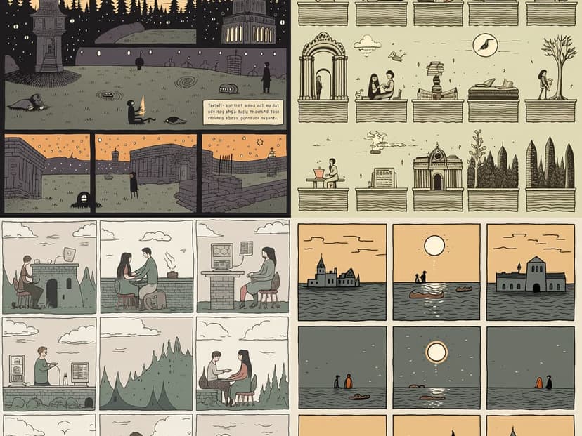 minimalist comic art