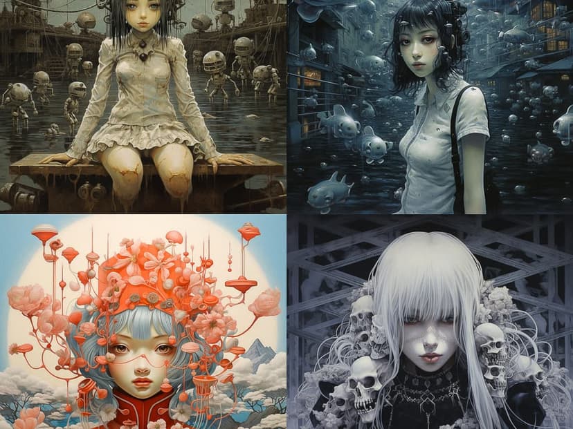 Surreal Anime Fusion