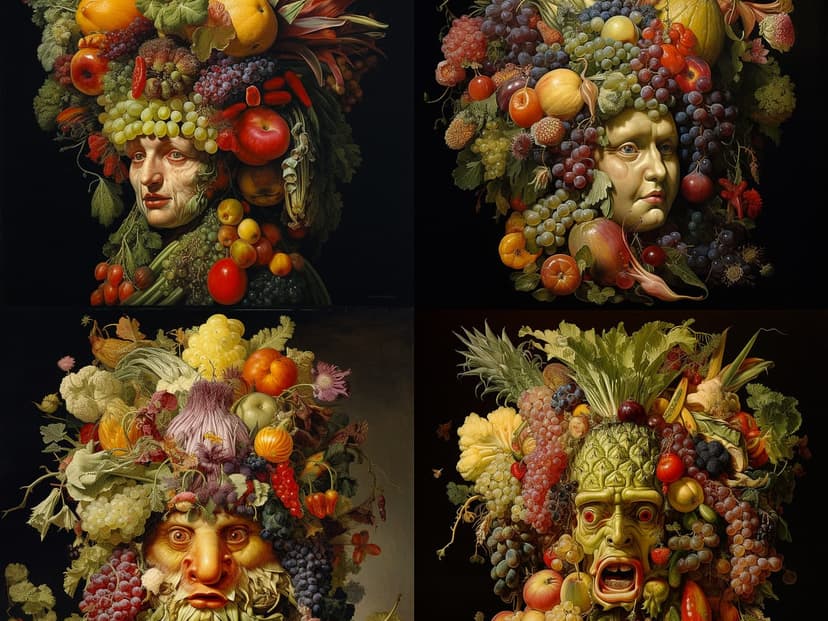 Arcimboldo-style Portraiture