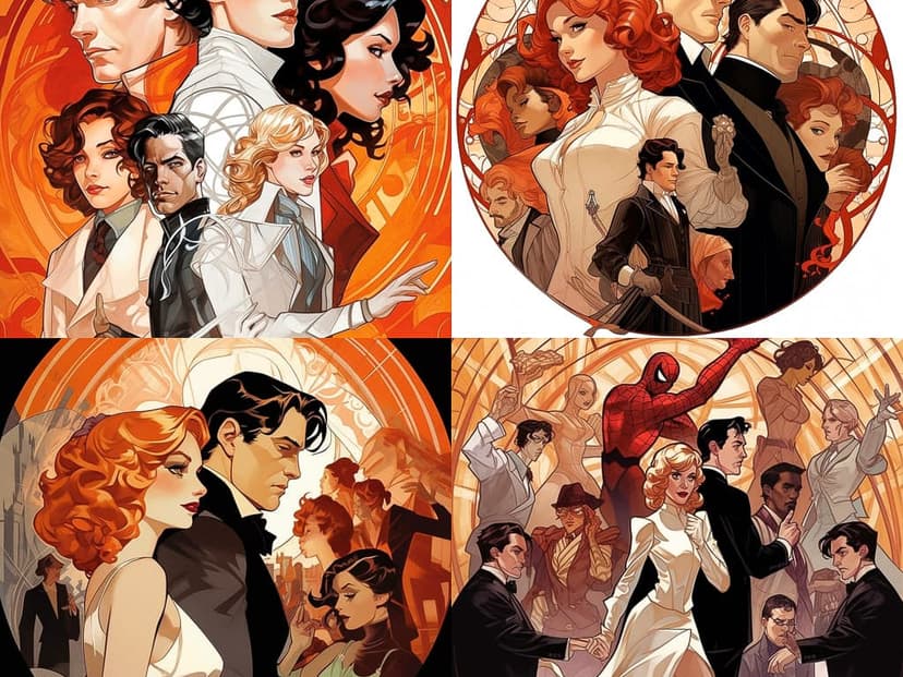 Art Nouveau Comic