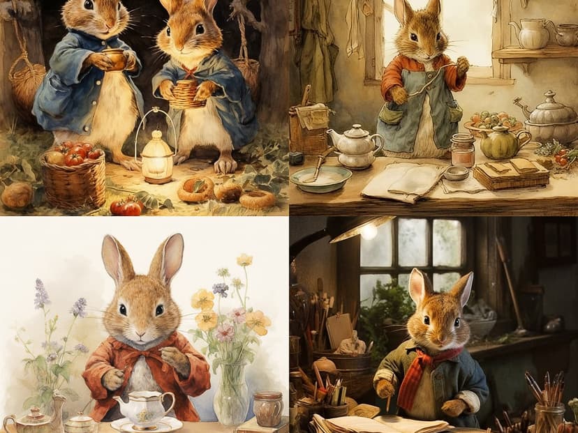 Vintage Storybook Illustration