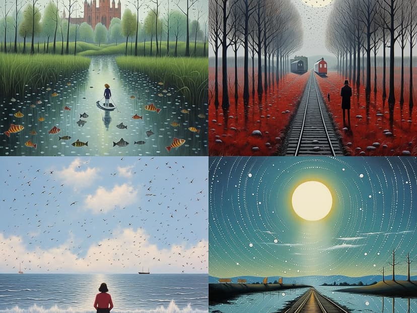 surreal dreamscape