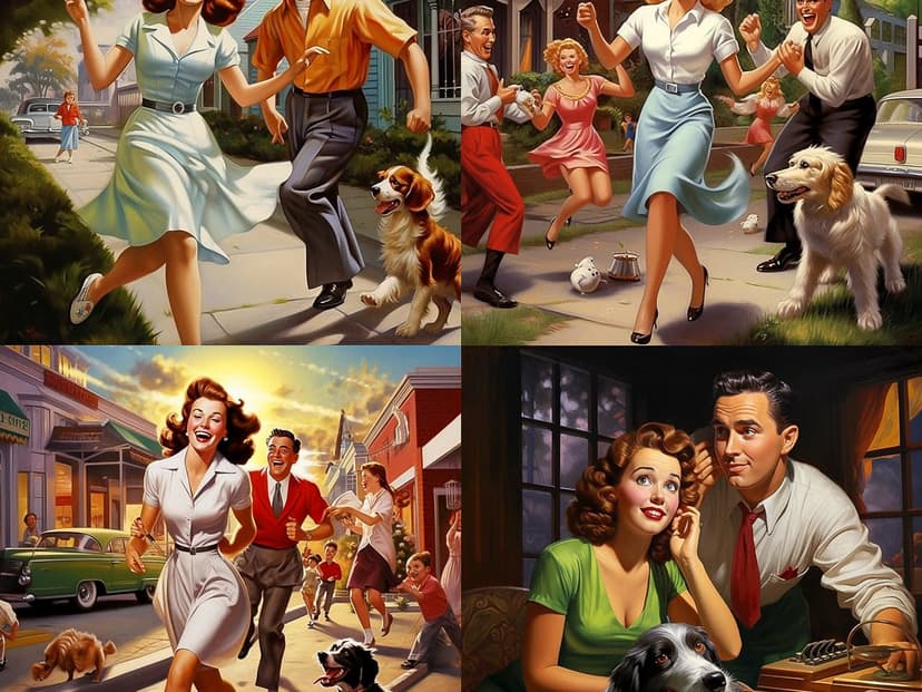 Retro American Illustration
