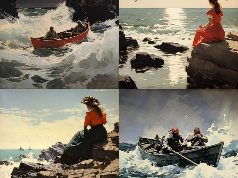 Romantic Seascape Realism