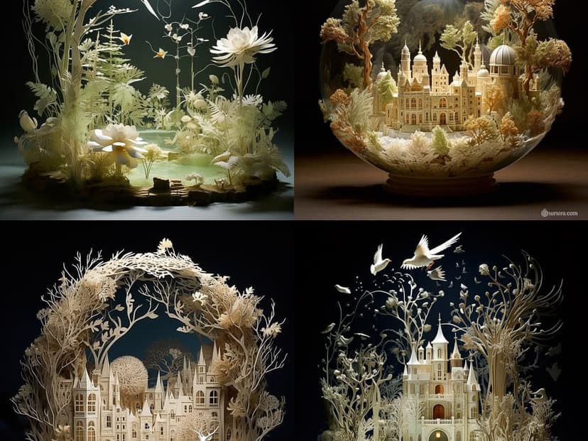 Intricate Miniature Diorama