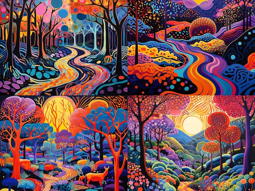 Vibrant Abstract Nature