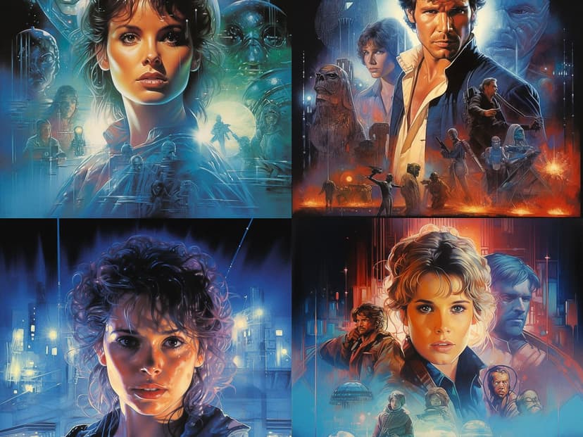 Retro Sci-Fi Collage