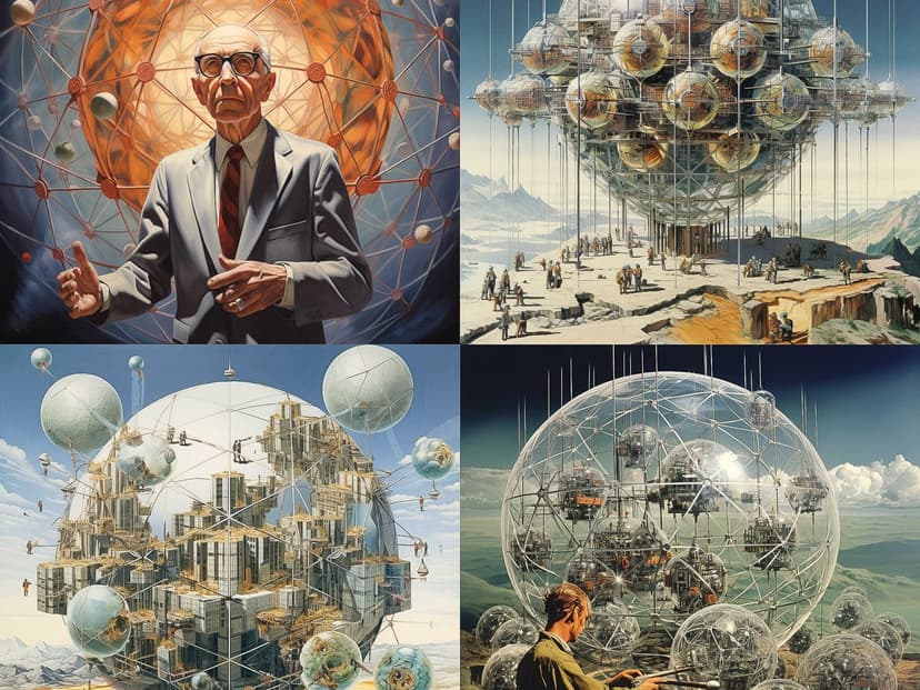 Futuristic Geometric Surrealism