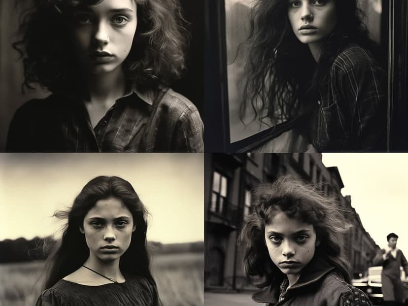 Vintage Monochrome Portraiture