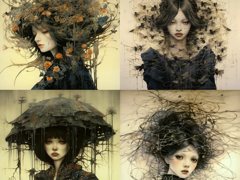 Surreal Whimsical Portraits