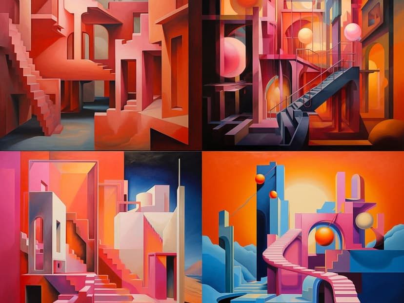 Abstract Geometric Surrealism