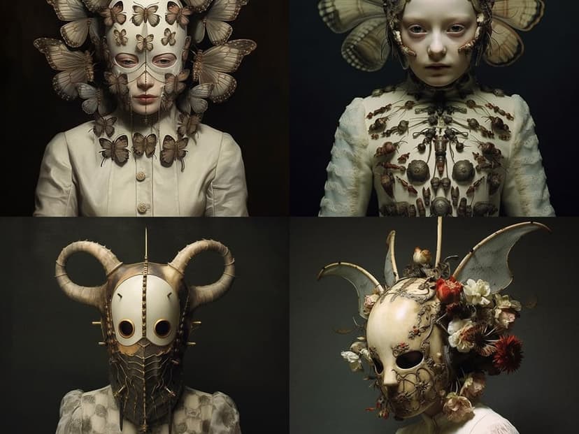 Surreal Masked Portraiture