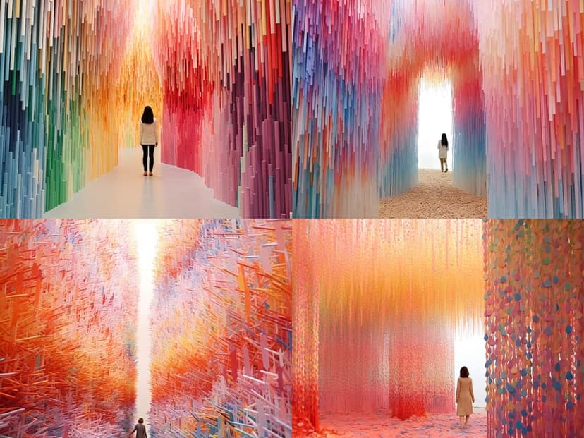 Immersive Gradient Installation
