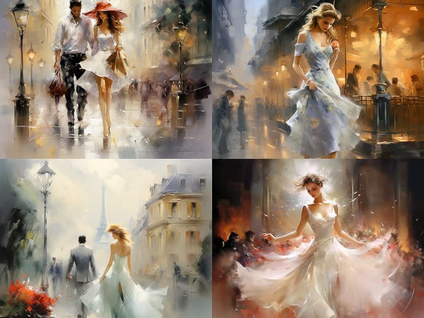 Impressionistic Urban Romance