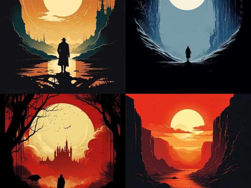 Dramatic Silhouette Landscapes