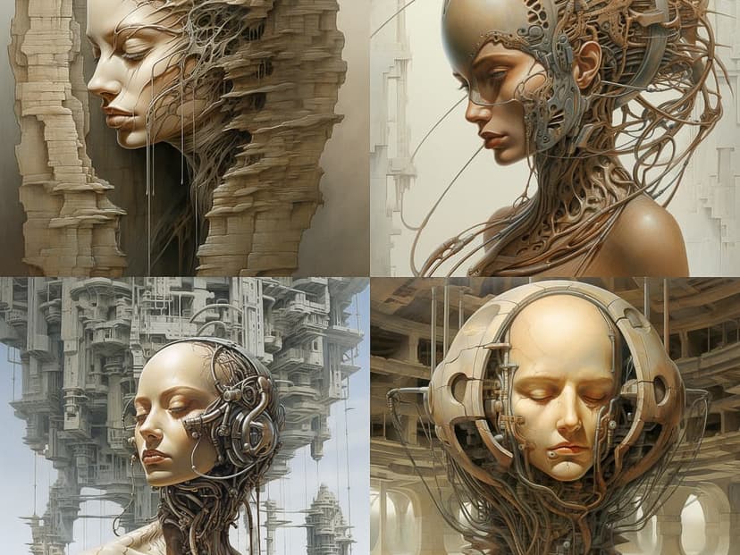 Surreal Cybernetic Fusion