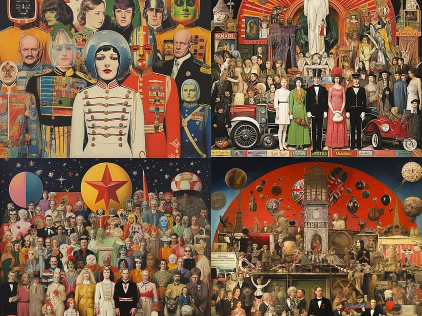 Pop Surrealism Collage