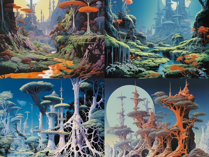 Surreal Fantasy Landscapes