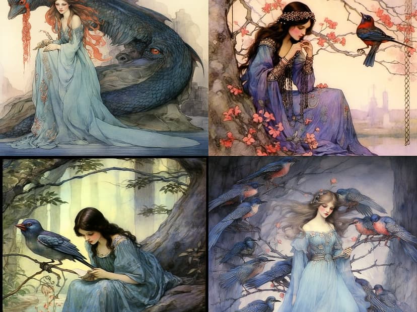 Art Nouveau Fantasy