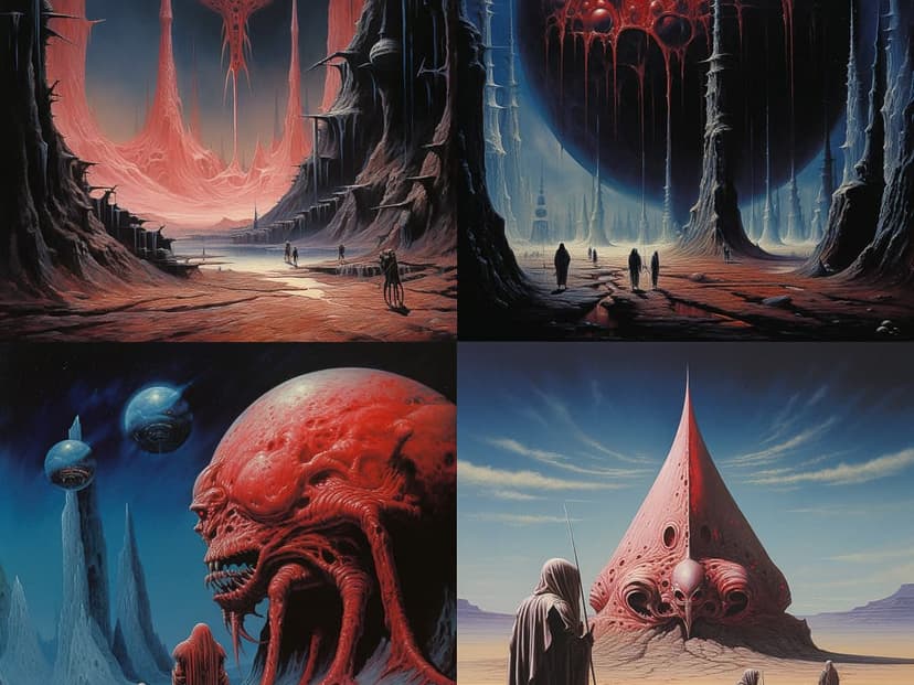 Surreal Cosmic Landscape