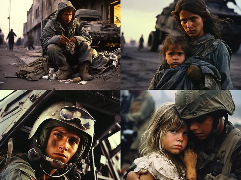 Realistic War Photography