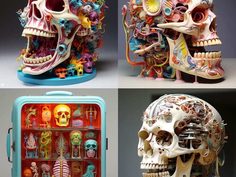 Surreal Anatomical Sculpture