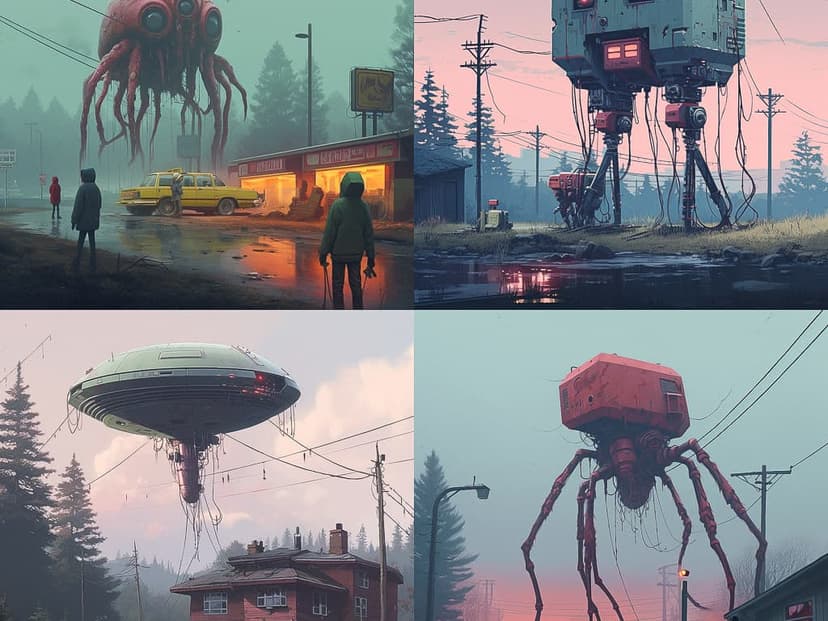 Retro Sci-Fi Dystopia