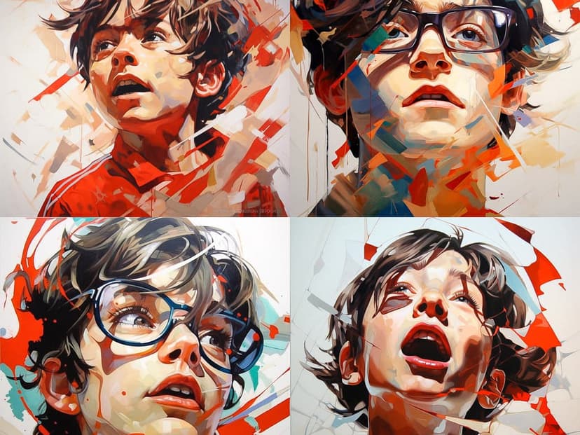 Dynamic Abstract Portraiture