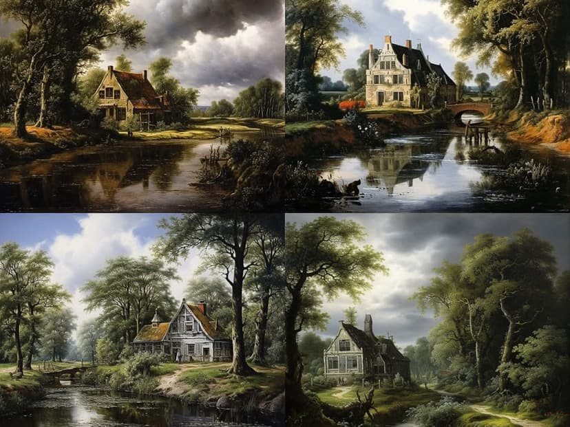 Romantic Landscape Painting