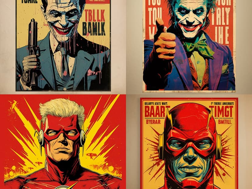 Vintage Comic Book Style