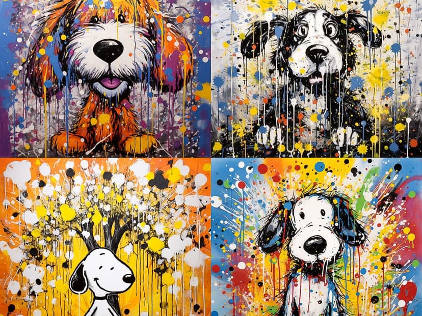 Vivid Drip Art