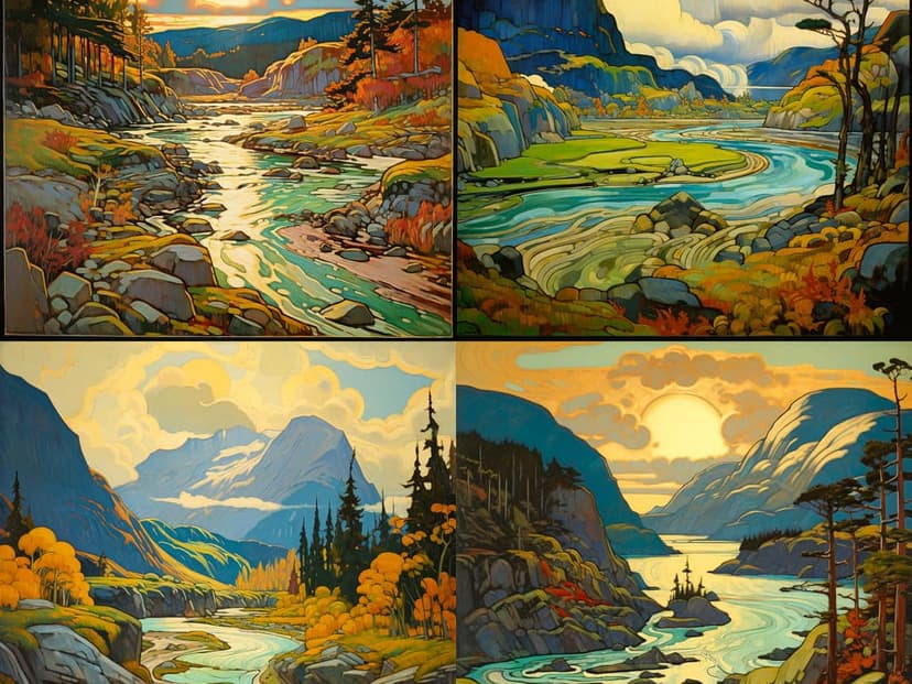 Modern Impressionist Landscape