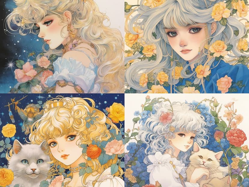 Romantic Floral Anime