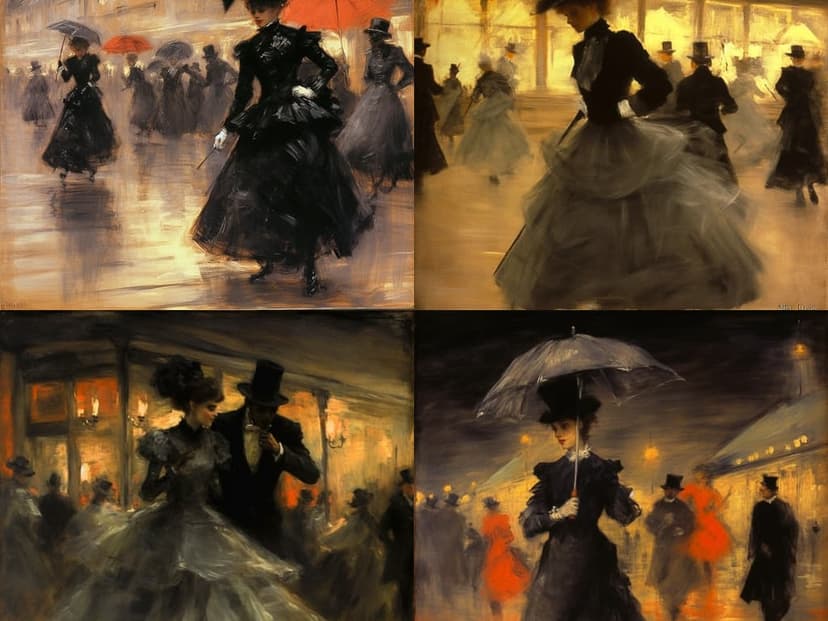 Impressionist Urban Scene