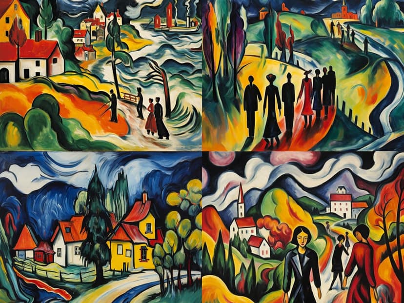 Expressionist Landscape