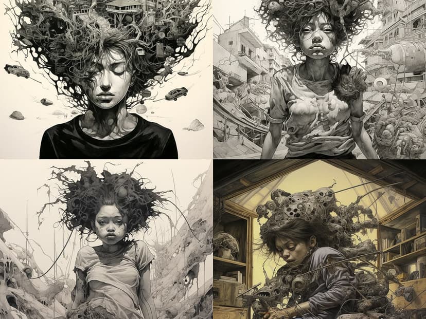Surreal Intricate Composition