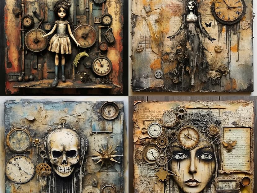 Steampunk Mixed Media