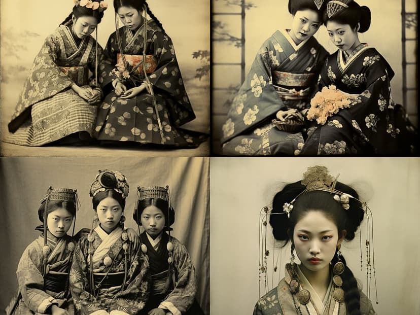 Vintage Japanese Portraiture