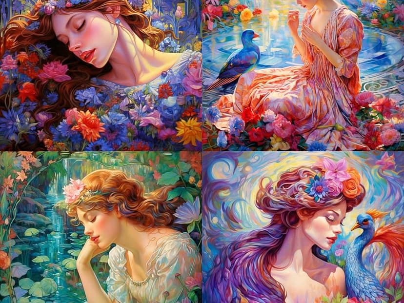 Dreamy Floral Impressionism