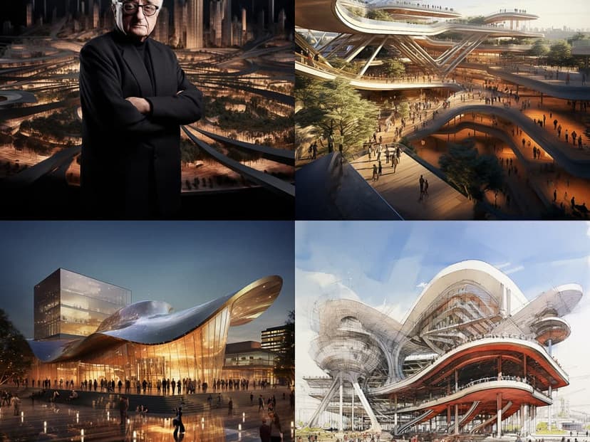 Futuristic Architectural Visualization