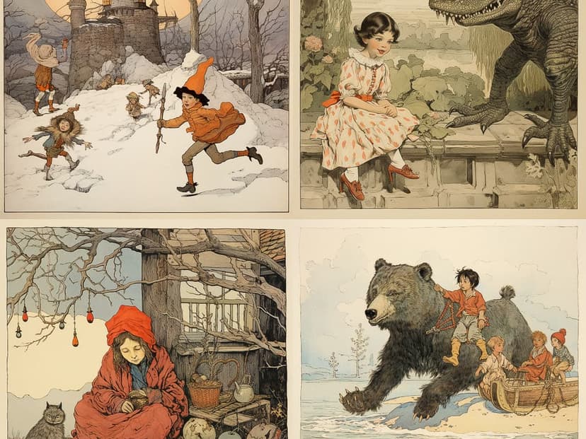 Vintage Storybook Illustration