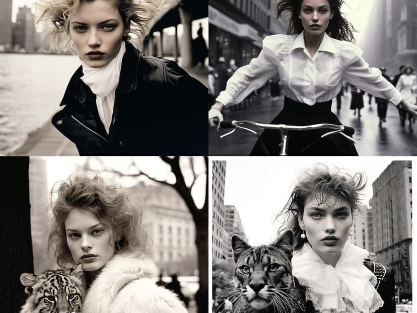 Monochrome Fashion Editorial