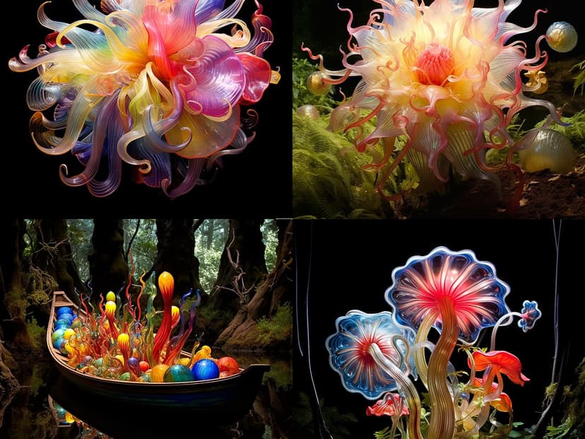 Chihuly Glass Sculpture