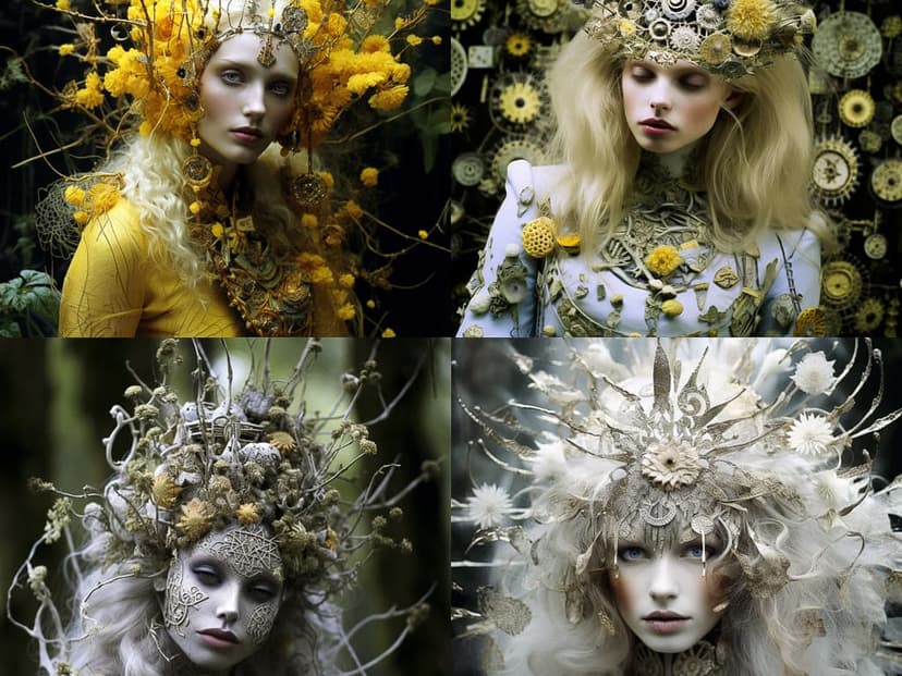 Surreal Floral Couture