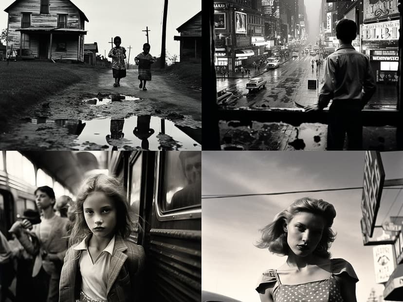 vintage black and white photography