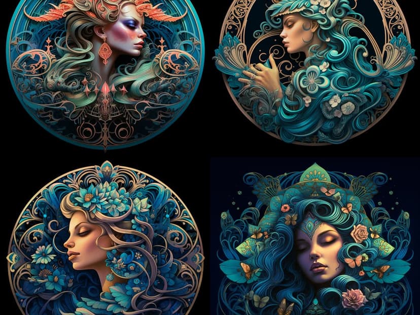 Art Nouveau Dreamscape