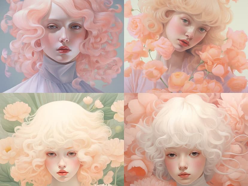 Ethereal Pastel Portraiture